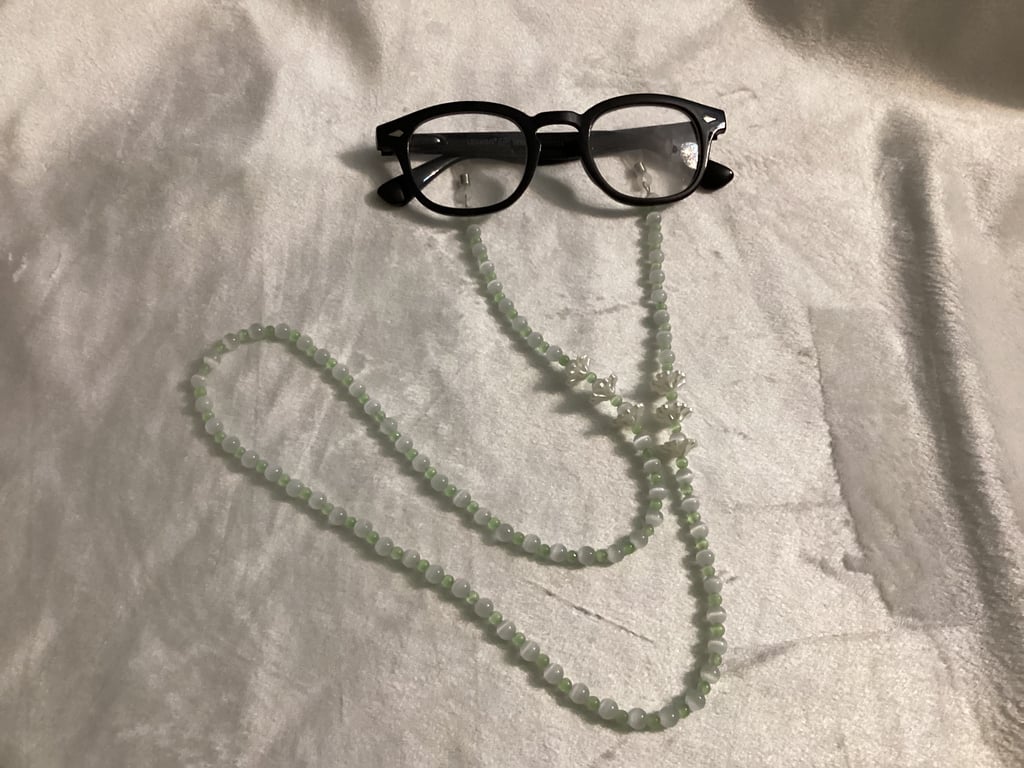 Glasses chain, beaded lanyard