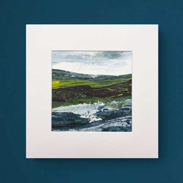 Original Seascape Painting - As the Waves Crash on the Rocks