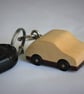 Wooden Car Key ring made from maple. - Image 1