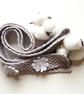 Knitted cotton neckpiece - Spring accessory - Handmade cotton gift - Image 1