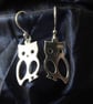 Sterling Silver Owl Earrings - Image 4