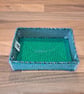 Desk tray - green and grey mix pattern  - Image 1
