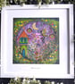 Glittermoss Grove… (White Frame) OOAK