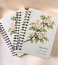 Hawthorn A5 Notebook, Handmade Botanical Gift, Hedgerow Stationery