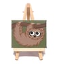 Sloth Mini Painting with Easel - Image 2