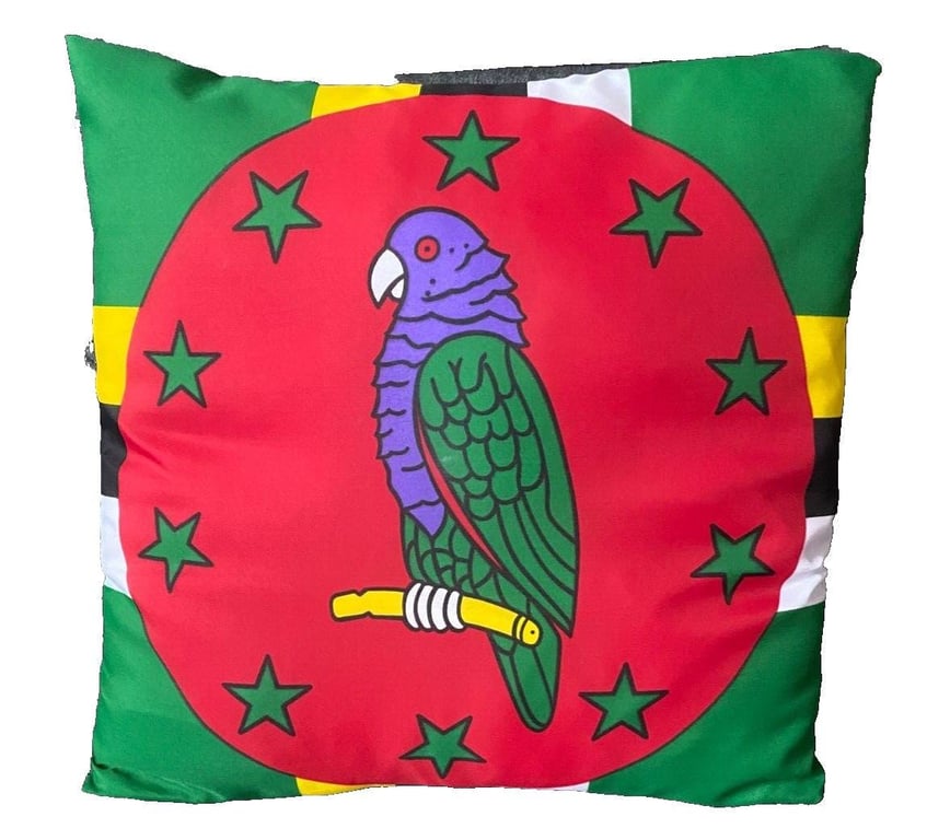 16" x 16" Dominican Dominica Flag Cushion Cover Sleeve