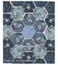 Patchwork EPP hexagon starter and pincushion kit slow sewing - Image 5