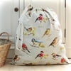 Garden Birds Laundry Bag