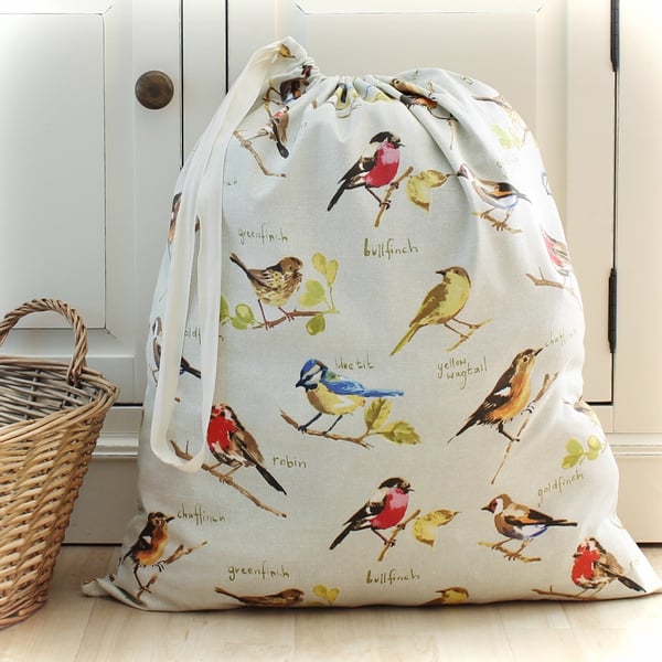 Garden Birds Laundry Bag