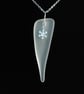 Large icicle pendent with snowflake - Image 1