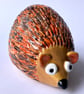 Cute ceramic stoneware pottery hedgehog ornament - Image 1