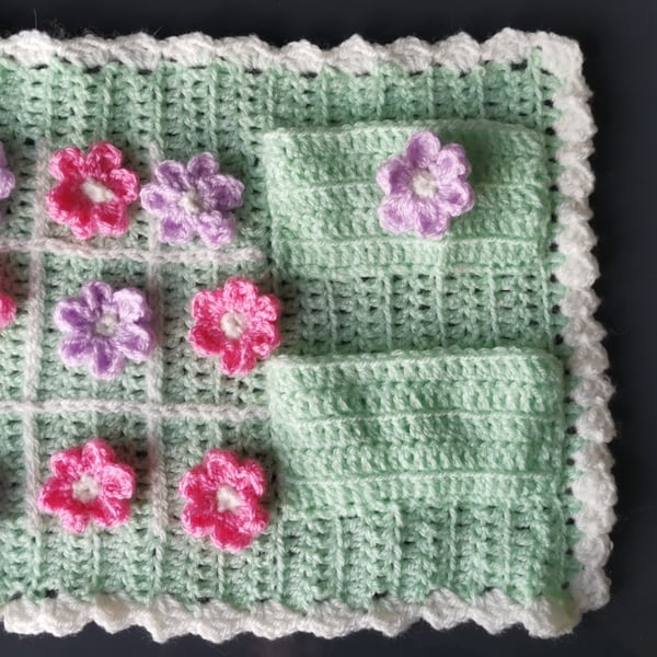 Handmade Crochet Tic Tac Toe 