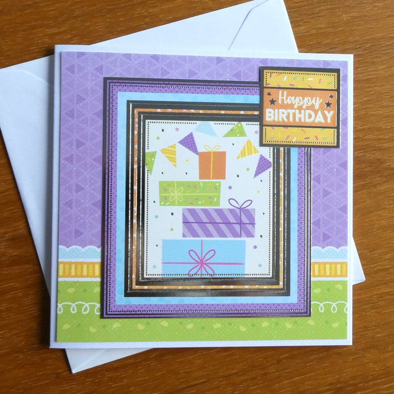 Happy Birthday Card - Let's Party