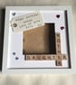 Personalised Mother Daughter Scrabble Art Frame, Photo Gift - Image 8