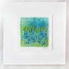 HAND EMBROIDERED GREETINGS CARD FORGET ME NOTS