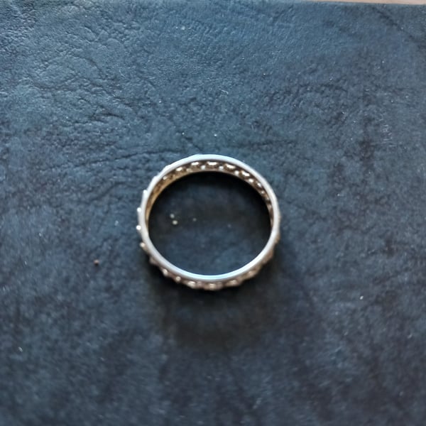  Sterling silver ring  size M