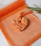Heart shaped polymer clay pendant - Image 6