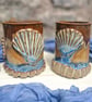 Pair of Sea Shell Mugs