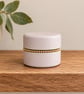 Pale & Gold Beaded Trinket Box