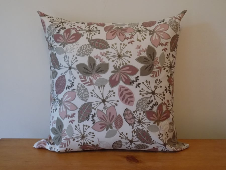 Contemporary Floral Cushion Cover