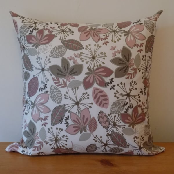 Contemporary Floral Cushion Cover