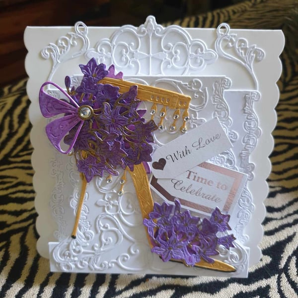 Hand Painted & Crafted Decoupage & Mixed Media Cards For All Occasions Free P&P