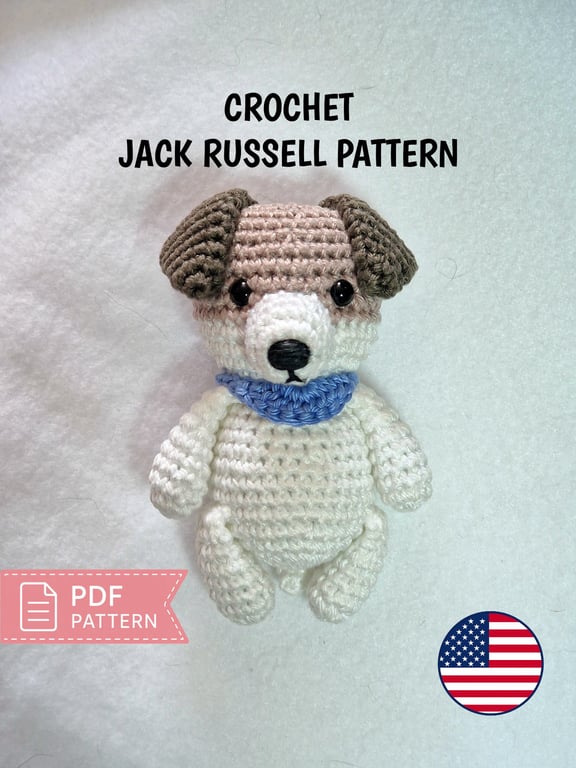 Jack Russell PDF Crochet Pattern