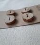 Set of Four Beachcombed Buttons - Image 4