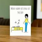 Many Happy Returns of the day Birthday Card