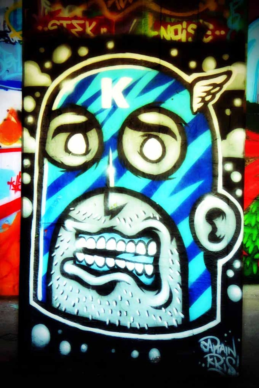 Graffiti Street Art Southbank Skate Park London Photograph Print