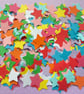 500 Paper Confetti Stars, 12 Colour Choices, Wedding, Birthday, Party Decor