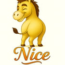 Winking Donkey Illustration – Fun Print for Home or Gifts