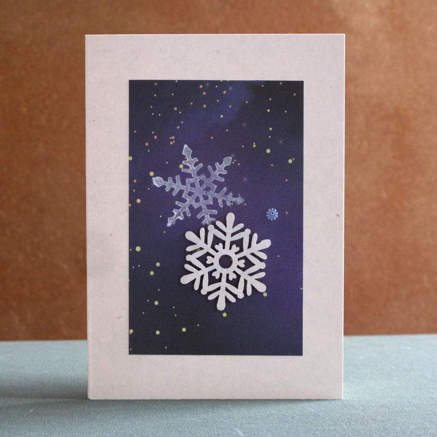 Unique Hand Made Christmas Card with Envelope