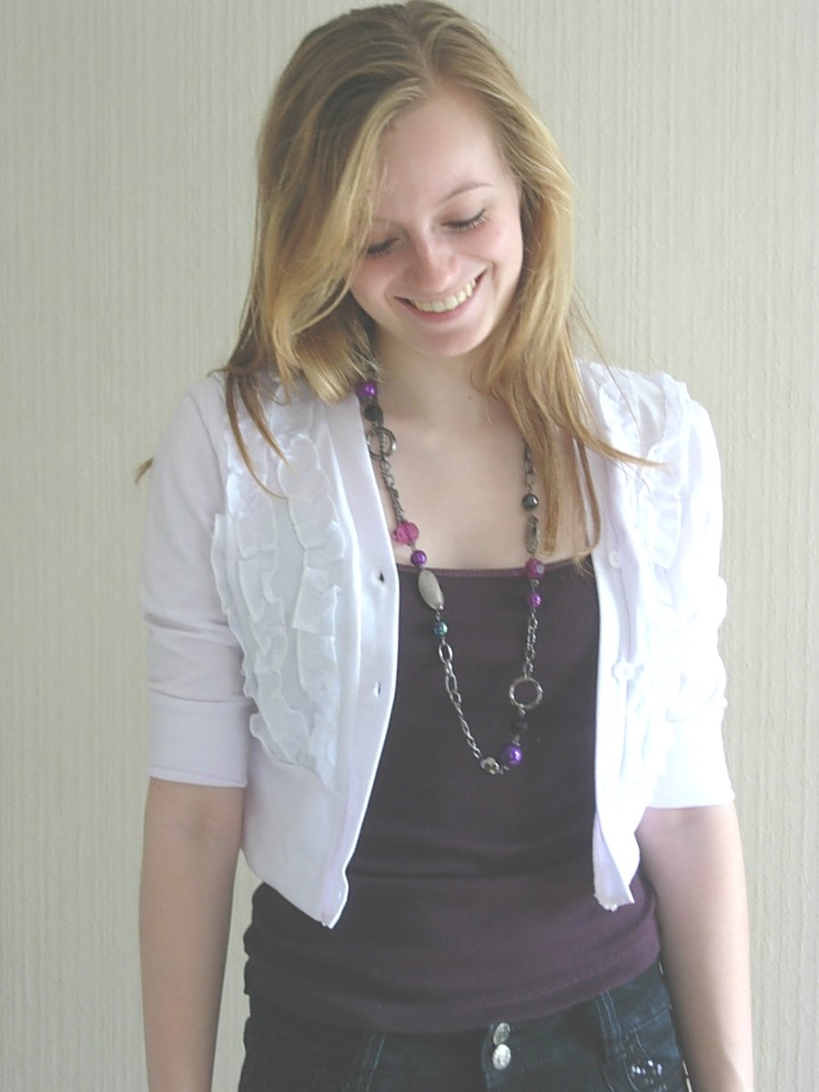 Jersey Ruffle Jacket