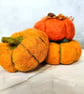 Pumpkin - Needle felted, Large Halloween Décor, Autumn Colours, Handmade. - Image 6
