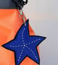 Blue Starfish Keyring - Bag Charm - Image 3