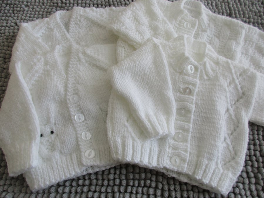 Special Order for MH 4 x 14"  White Cardigans