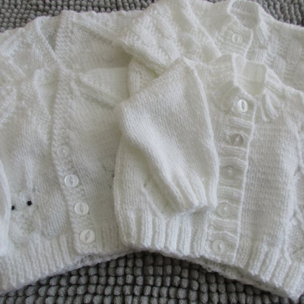 Special Order for MH 4 x 14"  White Cardigans