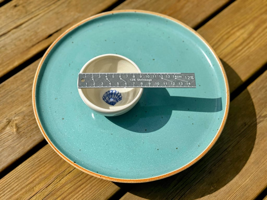 Pottery Shrinkage Ruler