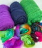 Bag Kit: Aurora Green & Purple Felt Bag on a Ball Materials Kit