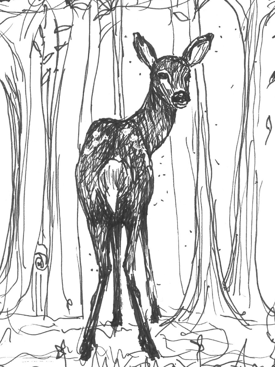 Card "Woodland Fawn"