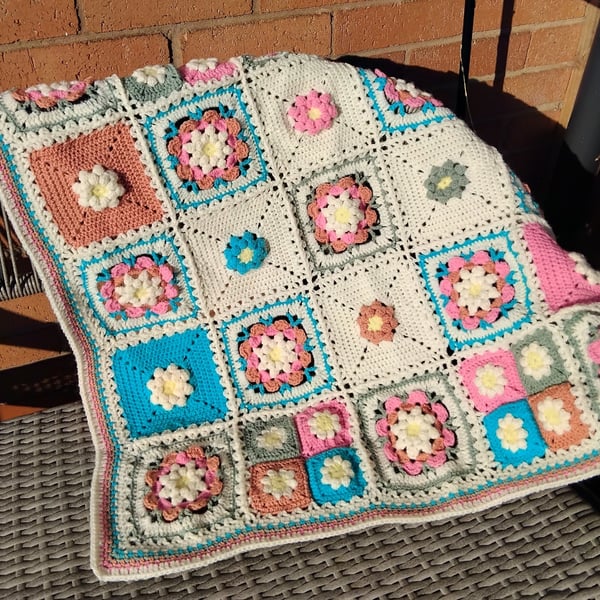 Petal Patchwork Blanket