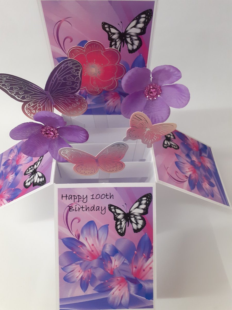 Ladies 100th Birthday Card