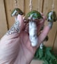 ceramic hanging mushroom green medium - Image 4