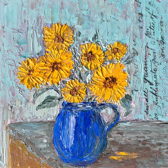 "Give me sunshine"  an original oil landscape 