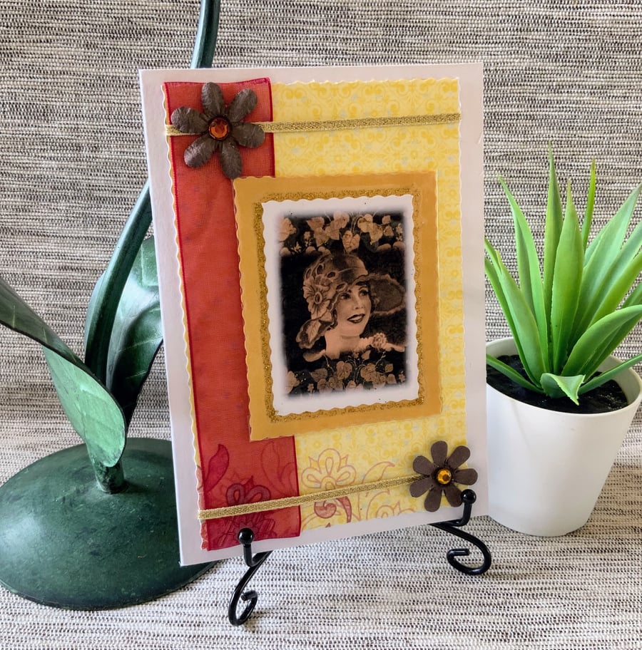 Little Summer Vintage Card.