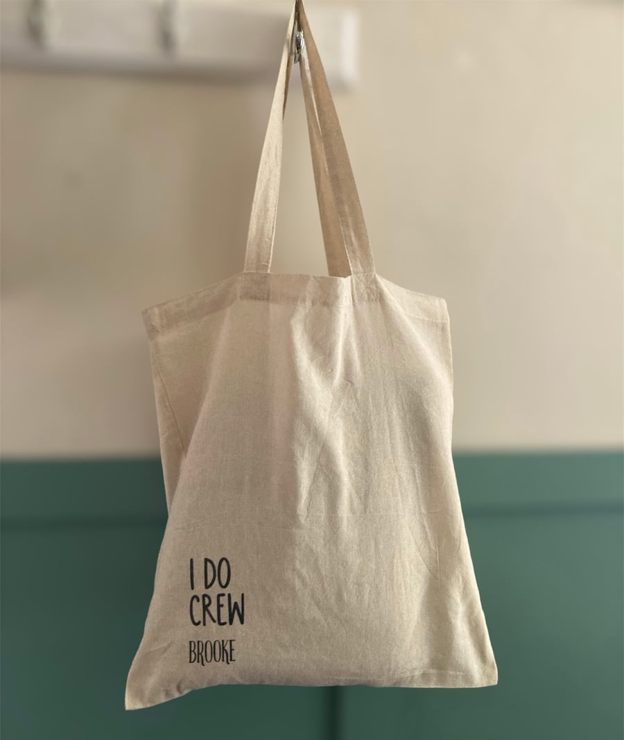 Personalised canvas bags - Hen party, spa day, holiday, bridesmaid gift