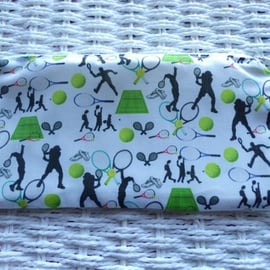 Tennis Pencil Case or Small Make Up Bag.