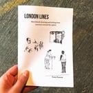 "London Lines" zine - sketches and observations from journeys around London