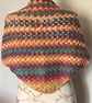 Multi-Coloured Crocheted Shawl - Image 3
